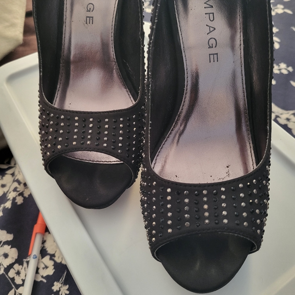 Rampage Sparkly Heels